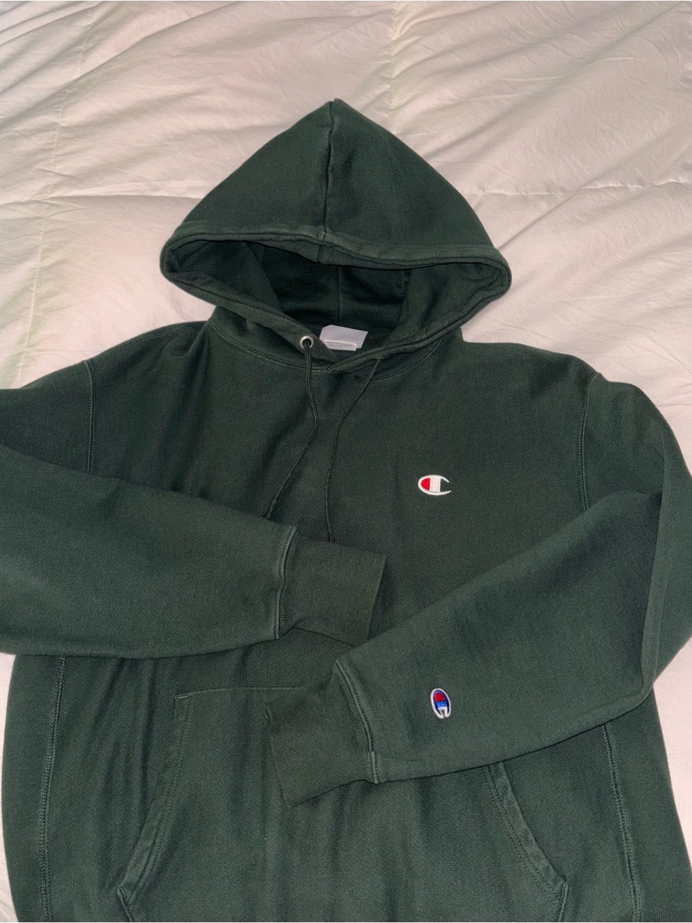 Champion Reverse Weave Hoodie - Heather Gray